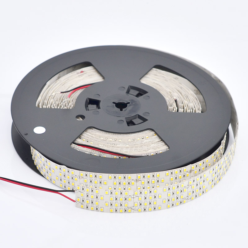 Bright LED Strip Lights - Custom Length Quad Row LED Tape Light with 117 SMDs/ft. - 1 Chip SMD LED 2835